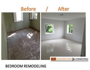 Total reconstruction after water damage.