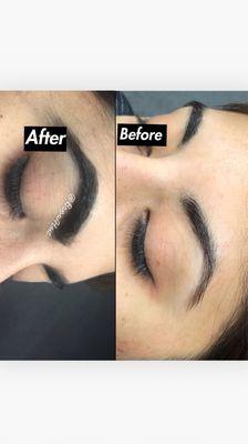 Brow tinting