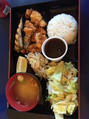 Chicken Katsu and Saba