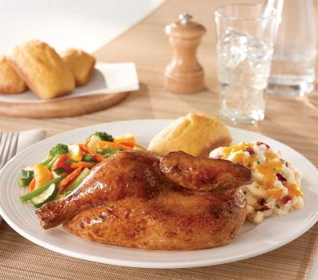 Boston Market Half Chicken Dinner