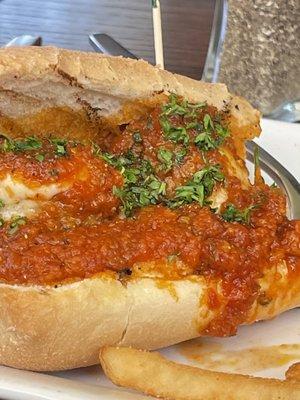 Meatball sandwich