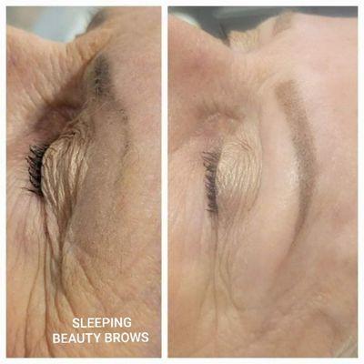 eyebrow shading