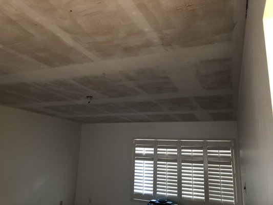 Popcorn ceiling removal