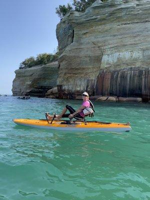 Hobie Lynx at Pictured Rocks