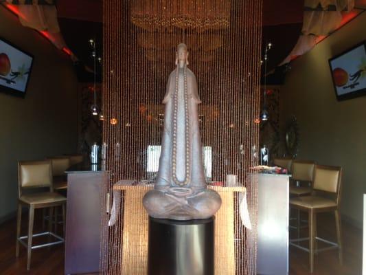 Bhudda greeting you as you walk in to a relaxing experience!