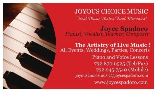 Joyce Spadoro Piano & Vocal