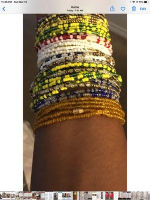 Handmade Bracelets from west Africa Liberia.