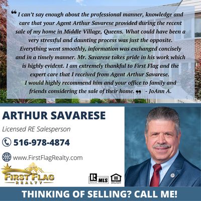 Arthur Savarese - First Flag Realty