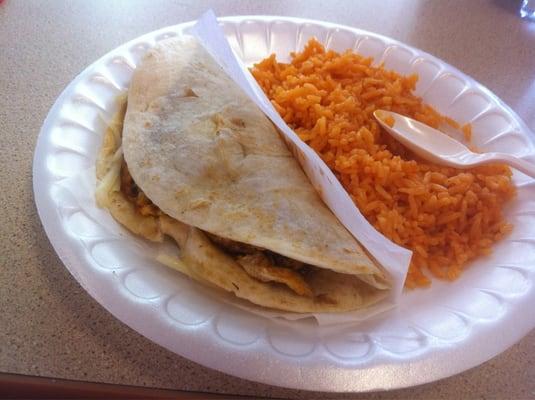 Breakfast Taco, Chorizo and Egg