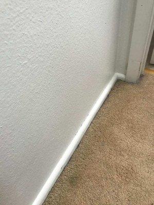 Baseboard limpio