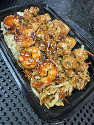 Chicken and Shrimp Teriyaki