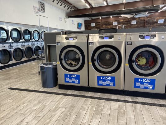 Washers and dryers