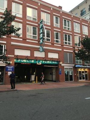 Entrance across from Horton Grand Theater