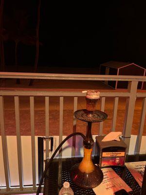 Saturday night hookah by the beach