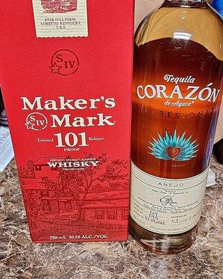 Maker's Mark LE 101 Corazón Tequila finished in Eagle Rare Barrels