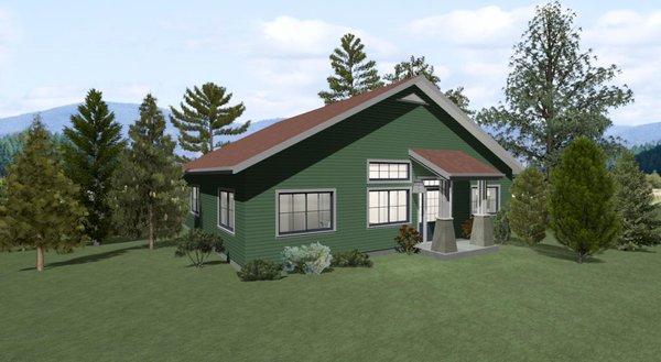 New single family custom home design in Klamath Falls Oregon.