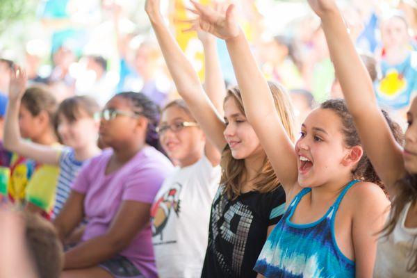 Campers enjoy daily variety shows featuring DJs, Rock Bands, and much more!