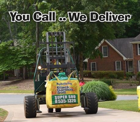 Organic compost & hardwood mulch delivered to you without a mess!