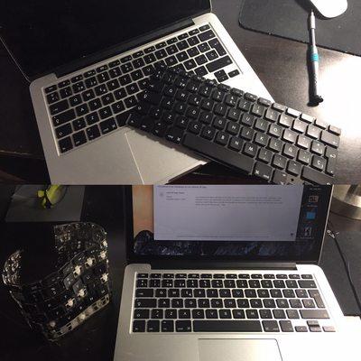 MacBook Pro Retina keyboard replacement