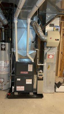 Furnace and air conditioner system