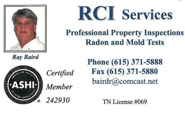 Credit: RCI Business Card