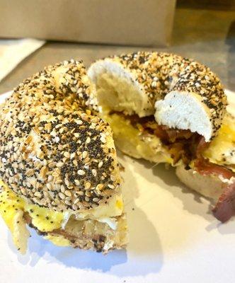 Everything Bagel Bacon, Egg & Cheese