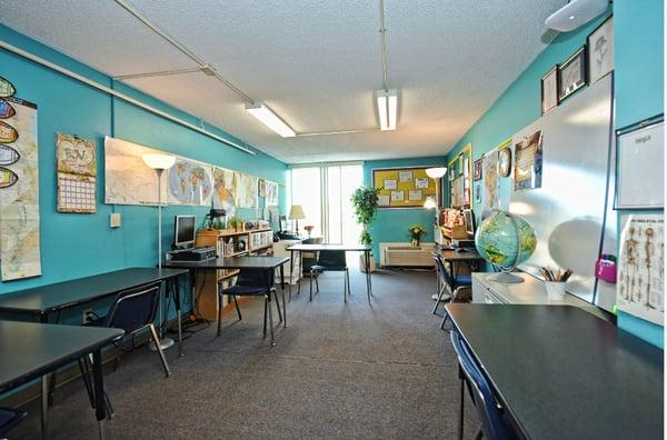 Adolescent Services - Mecklenburg County School room at McLeod's facility