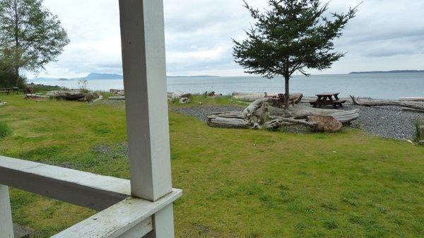 Beach view from the porch