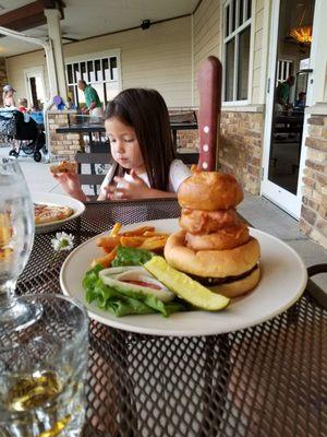 Burger w fries