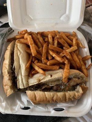 Lamb Cheesesteak, very good!!!!