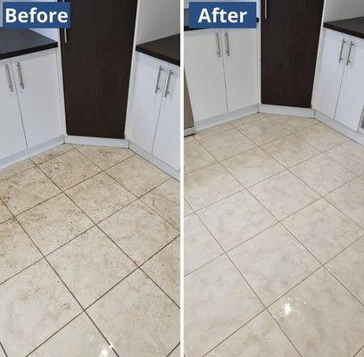 A light tile clean I did 11/17/2022