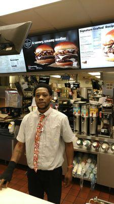 Meet Anthony, a dedicated McDonald's employee.