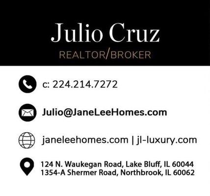 Julio Cruz - Member of the Jane Lee Team