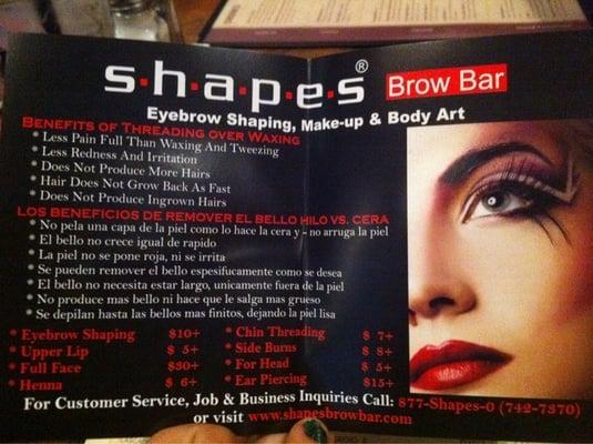 Shapes Brow Bar