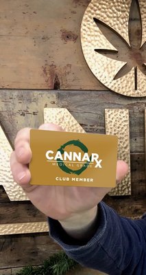 CannaRx Club Card