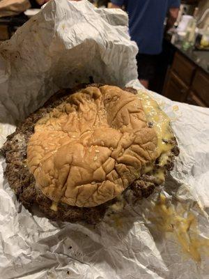 Gross looking burger