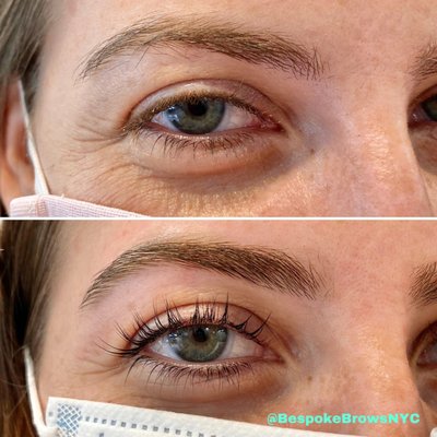 Lash Lift + Lash Tint & Brow Wax