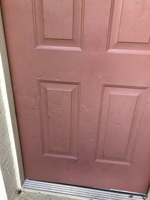 dented door