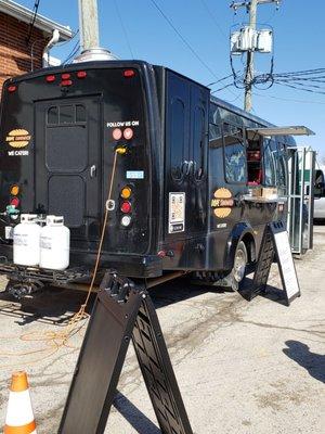 Food truck outside