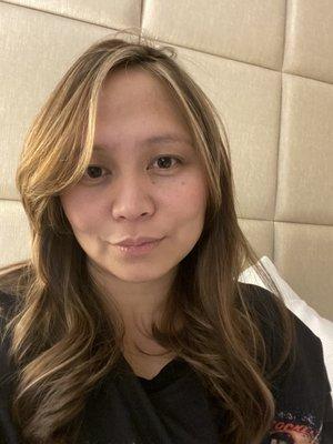 So in love with my new hair.. looks so pretty thanks to vincent wang... definitely gonna come back