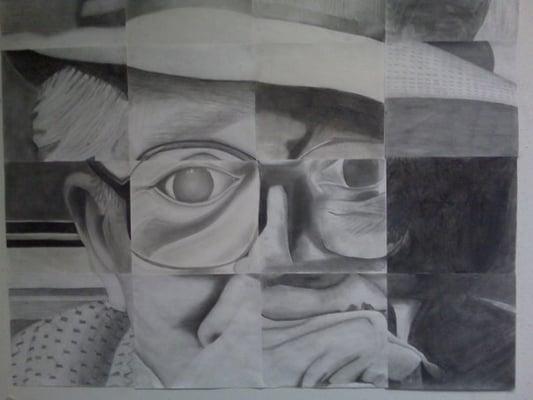 Final drawing project from Larry Robinson's class at UC Berk Extention, I had the left eye.