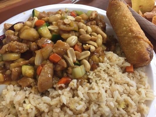 Princess Chicken with fried rice and choice of side...$6.19