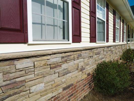 Faux  Stone Siding  #Siding #Southlandexteriors