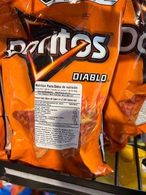 Tongue burning Doritos