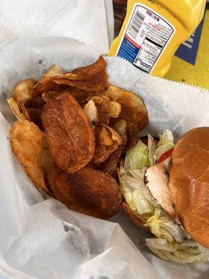 Grilled Chicken and House Made Kettle Chips