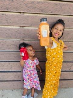 Children love our Cold-Pressed All Natural Juices!