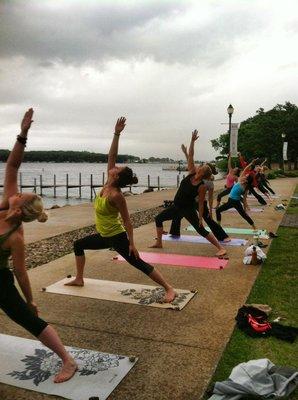 Outdoor Yoga every June, July & August on the shores of beautiful West Lake Okoboji