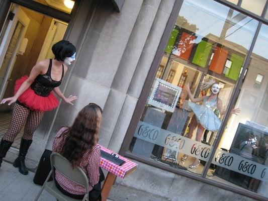 Performing at Art Al Fresco