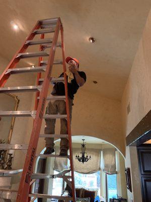 Recessed lighting installation