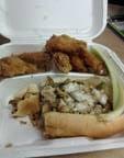 Chicken Philly and wings combo.